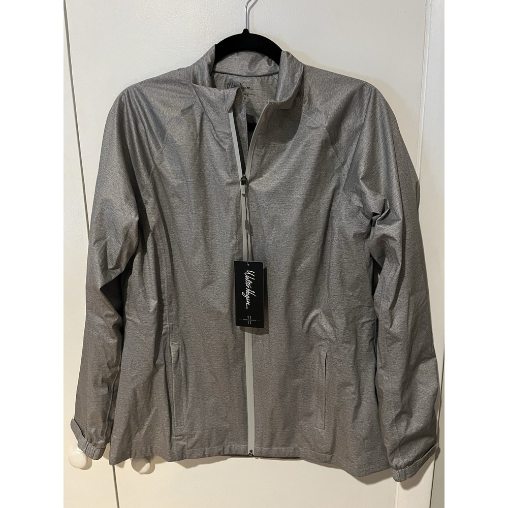 NWT Walter Hagen P11 Performance Rain Jacket‎ Womens Medium Gray Waterproof